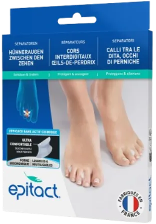 Hühneraugen zwischen den Zehen